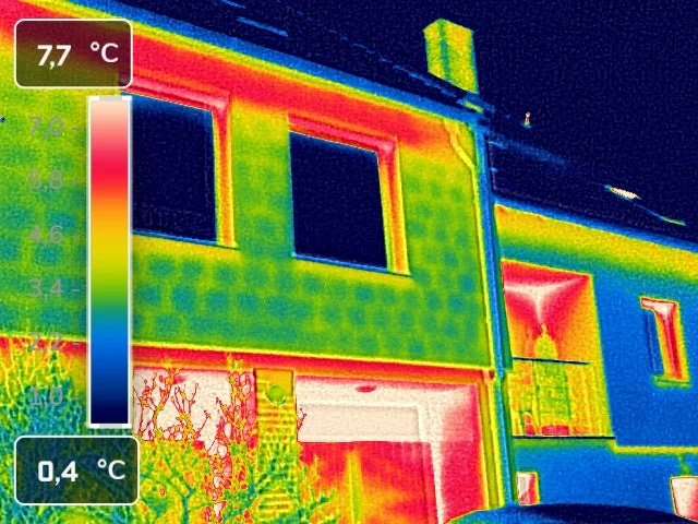 Teplotná stupnica v termograme, teplotná stupnica, termogram, vhodné termokamery